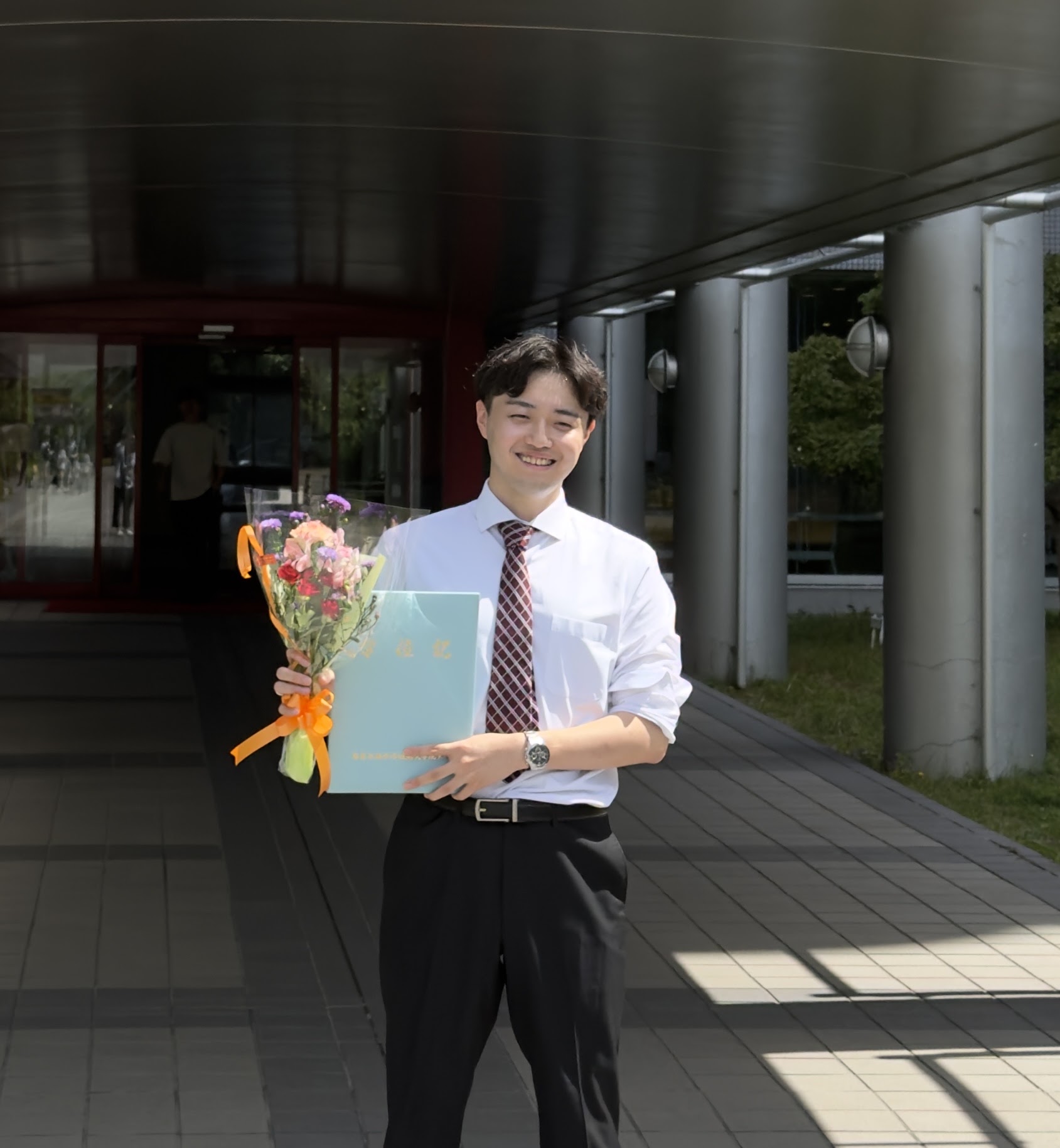 修了時の写真 / Graduation